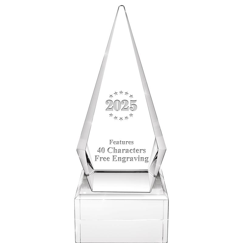 9" ZENITH CRYSTAL AWARD