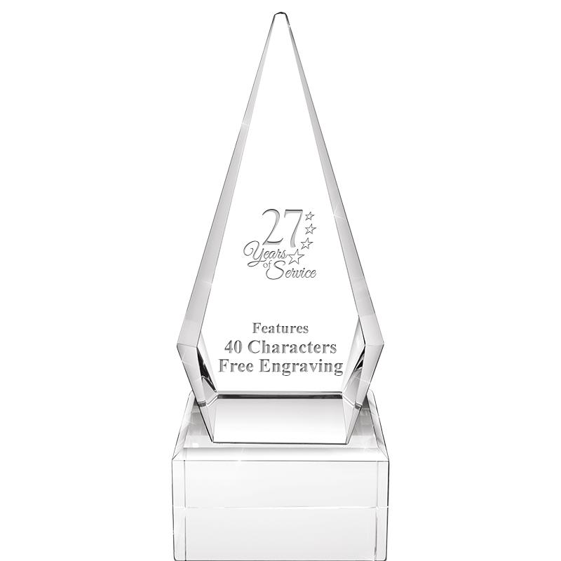 9" ZENITH CRYSTAL AWARD