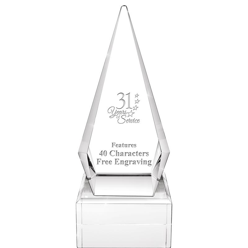 9" ZENITH CRYSTAL AWARD