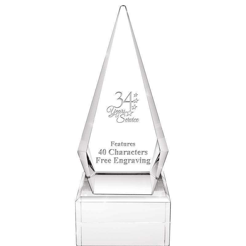 9" ZENITH CRYSTAL AWARD