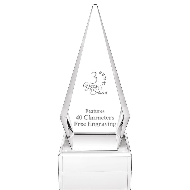 9" ZENITH CRYSTAL AWARD