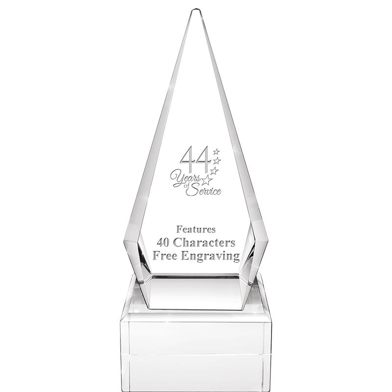 9" ZENITH CRYSTAL AWARD