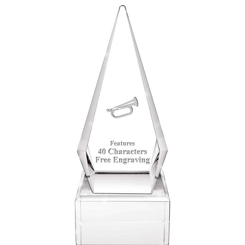9" ZENITH CRYSTAL AWARD
