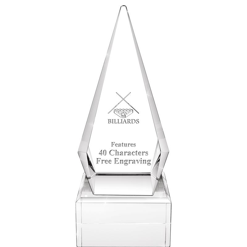 9" ZENITH CRYSTAL AWARD