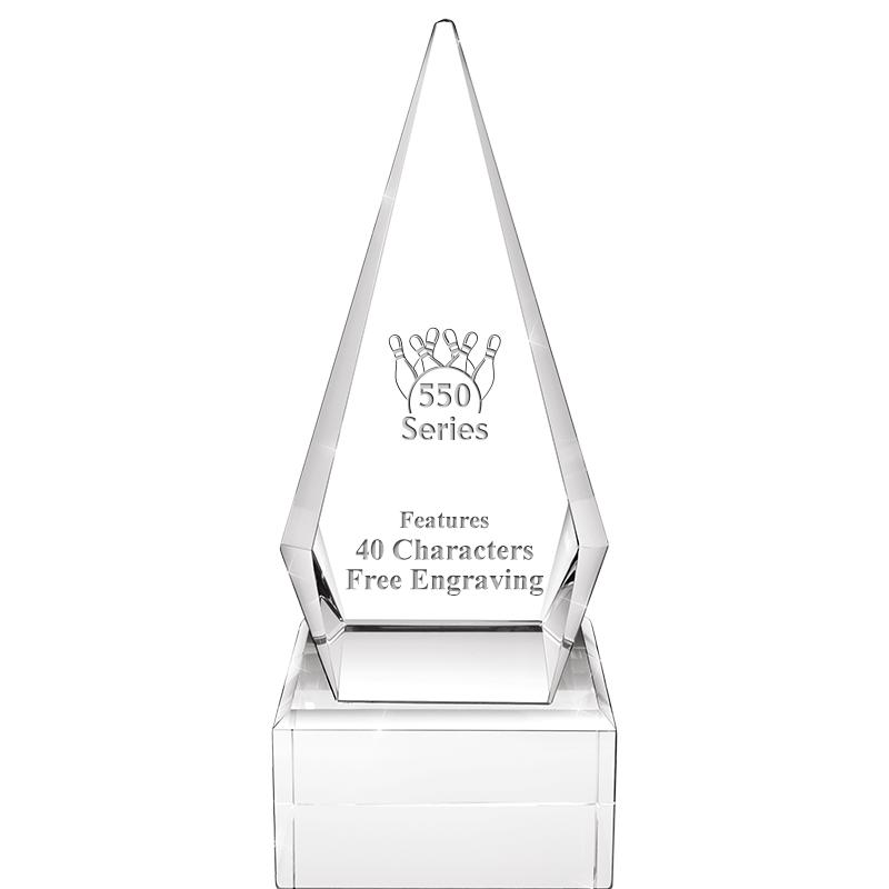 9" ZENITH CRYSTAL AWARD