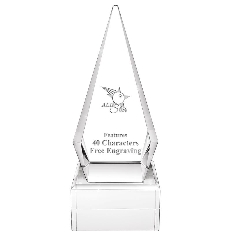9" ZENITH CRYSTAL AWARD