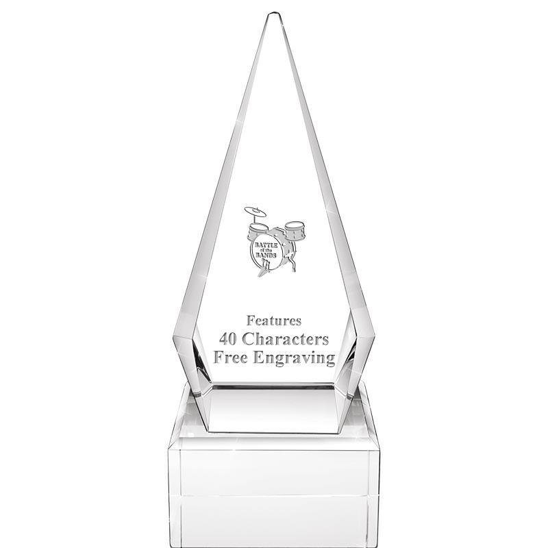 9" ZENITH CRYSTAL AWARD