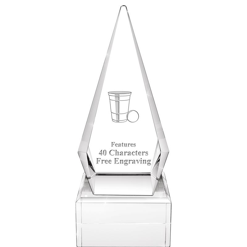 9" ZENITH CRYSTAL AWARD