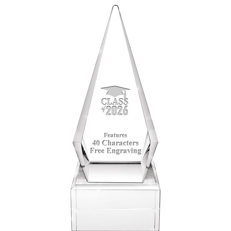 9" ZENITH CRYSTAL AWARD