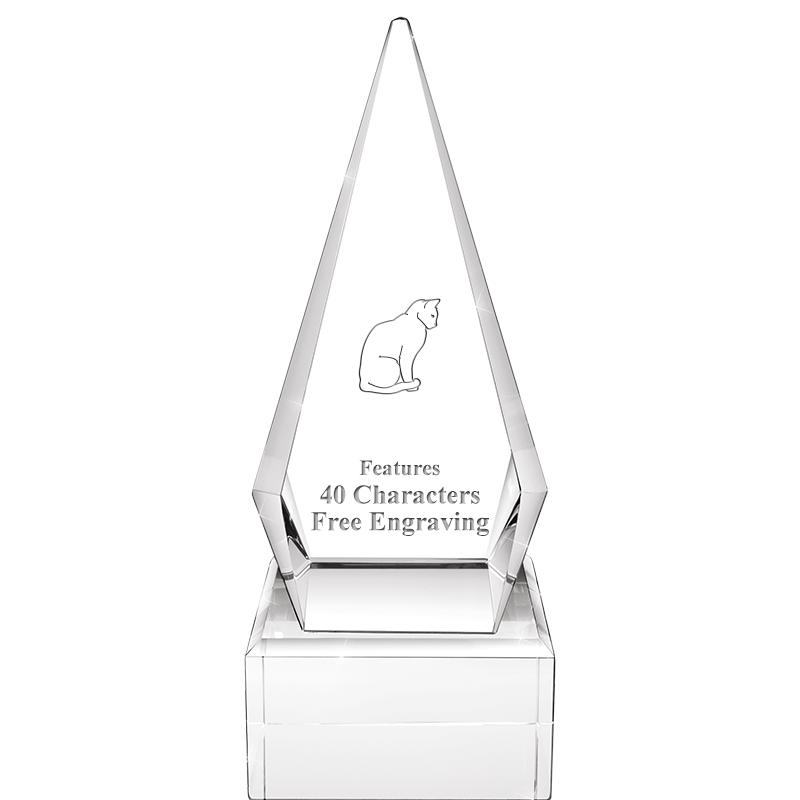 9" ZENITH CRYSTAL AWARD