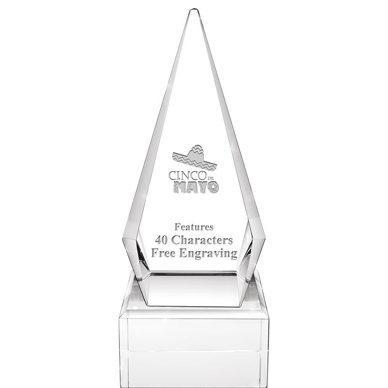 9" ZENITH CRYSTAL AWARD