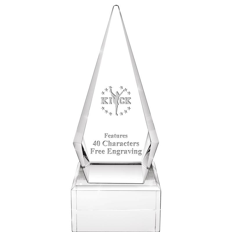 9" ZENITH CRYSTAL AWARD