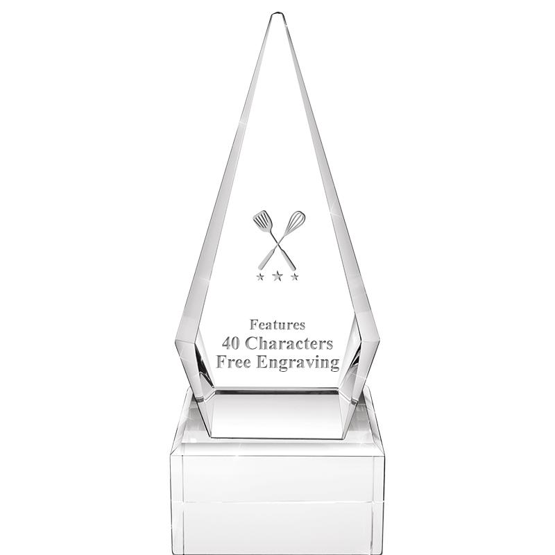 9" ZENITH CRYSTAL AWARD
