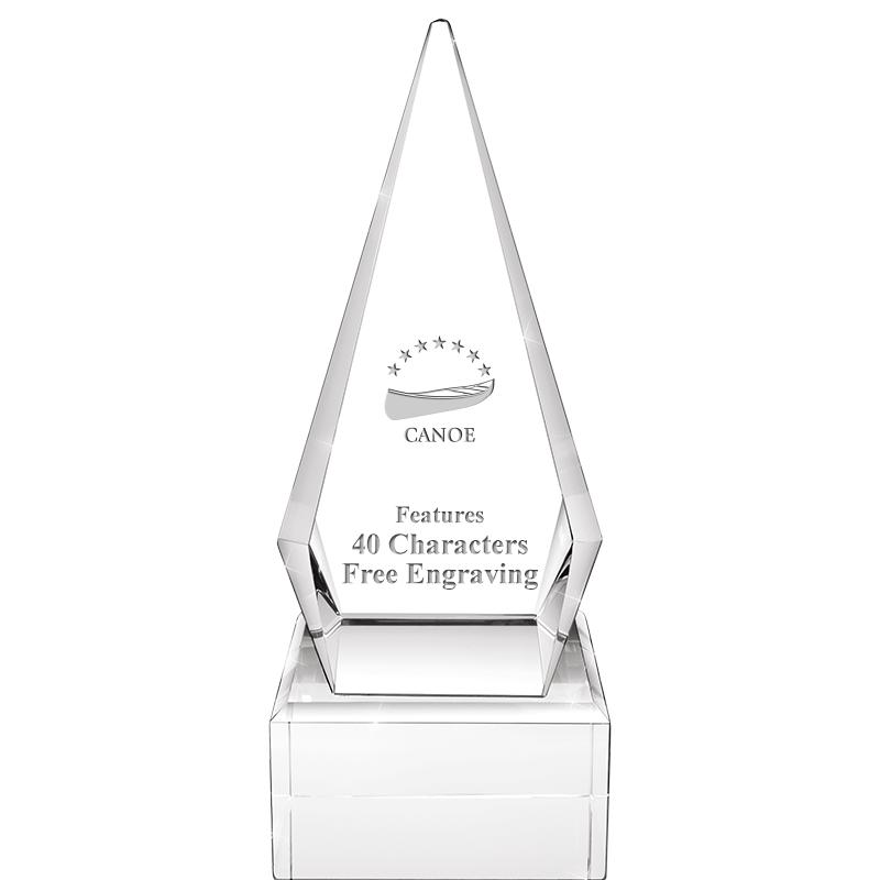 9" ZENITH CRYSTAL AWARD
