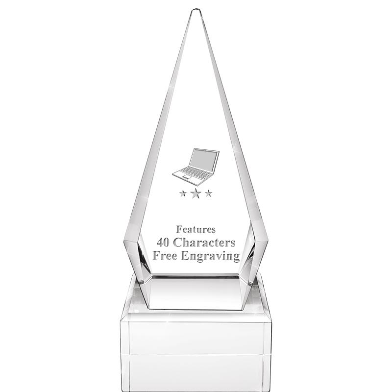 9" ZENITH CRYSTAL AWARD