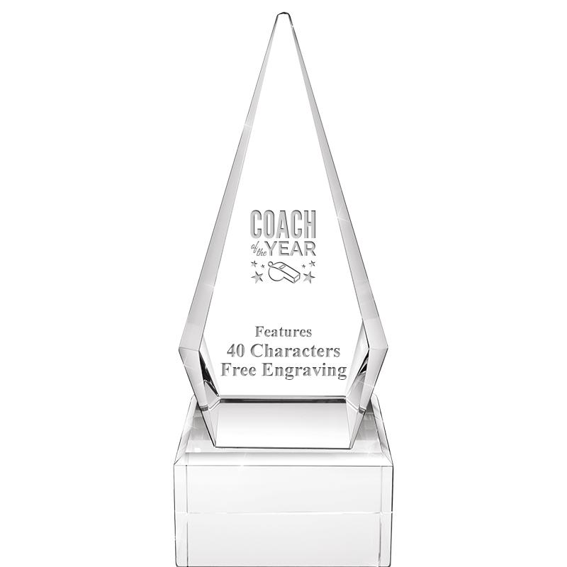 9" ZENITH CRYSTAL AWARD