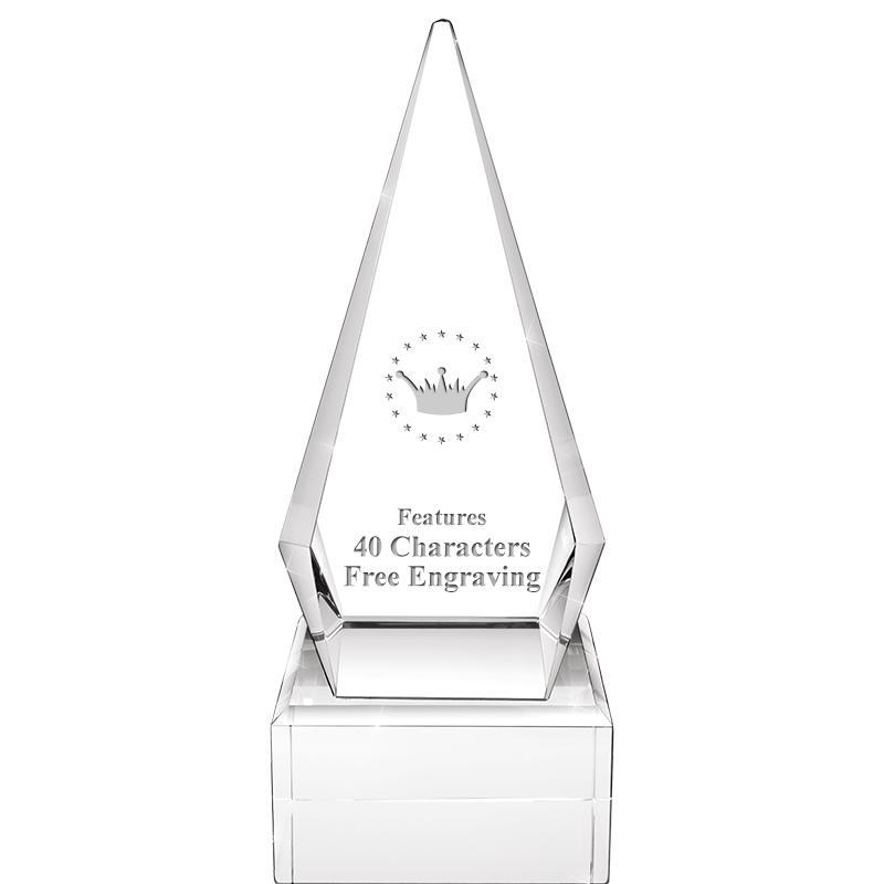 9" ZENITH CRYSTAL AWARD