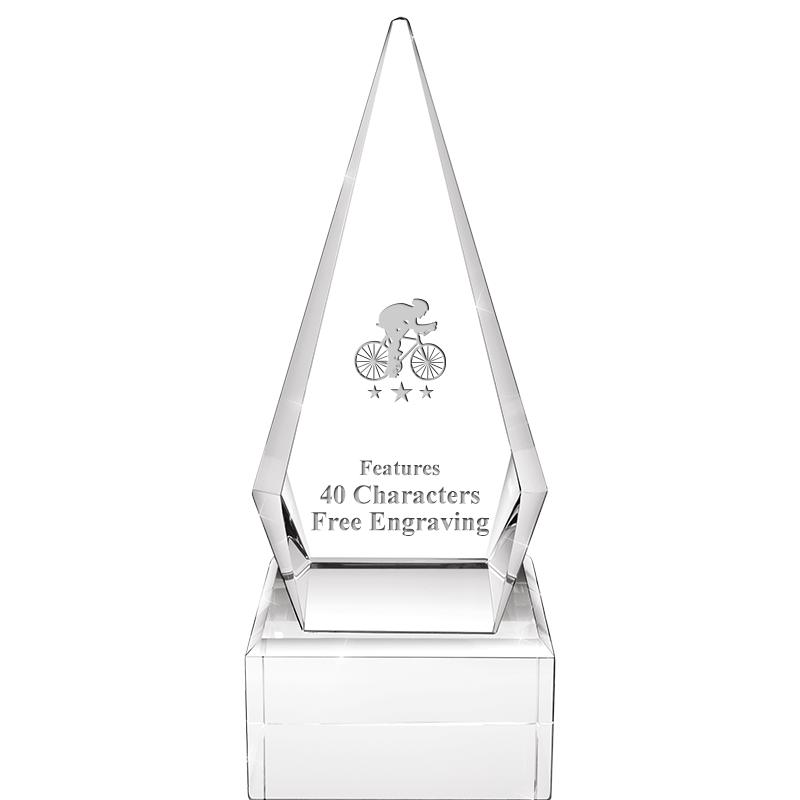 9" ZENITH CRYSTAL AWARD