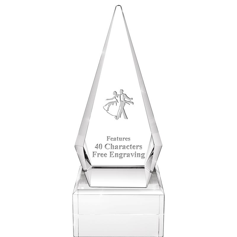 9" ZENITH CRYSTAL AWARD