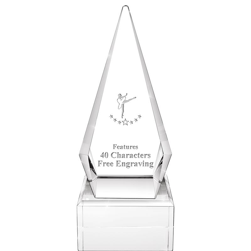 9" ZENITH CRYSTAL AWARD