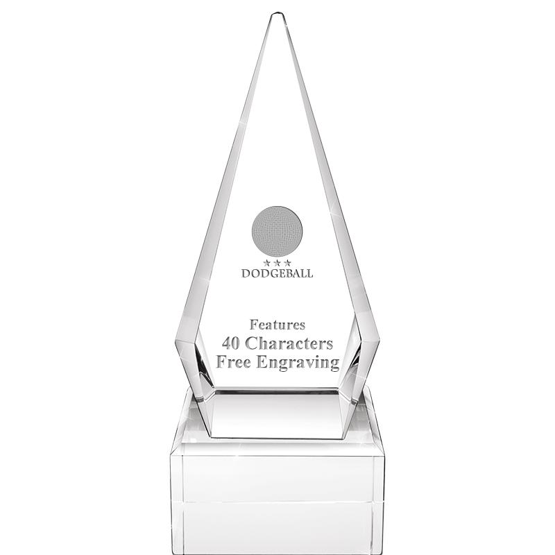 9" ZENITH CRYSTAL AWARD
