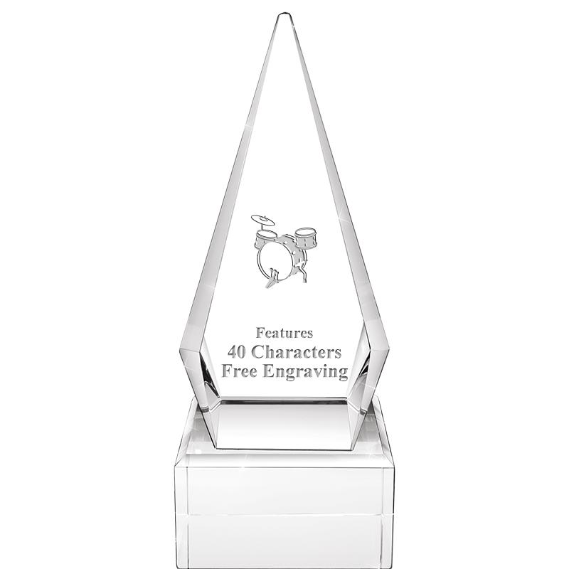 9" ZENITH CRYSTAL AWARD