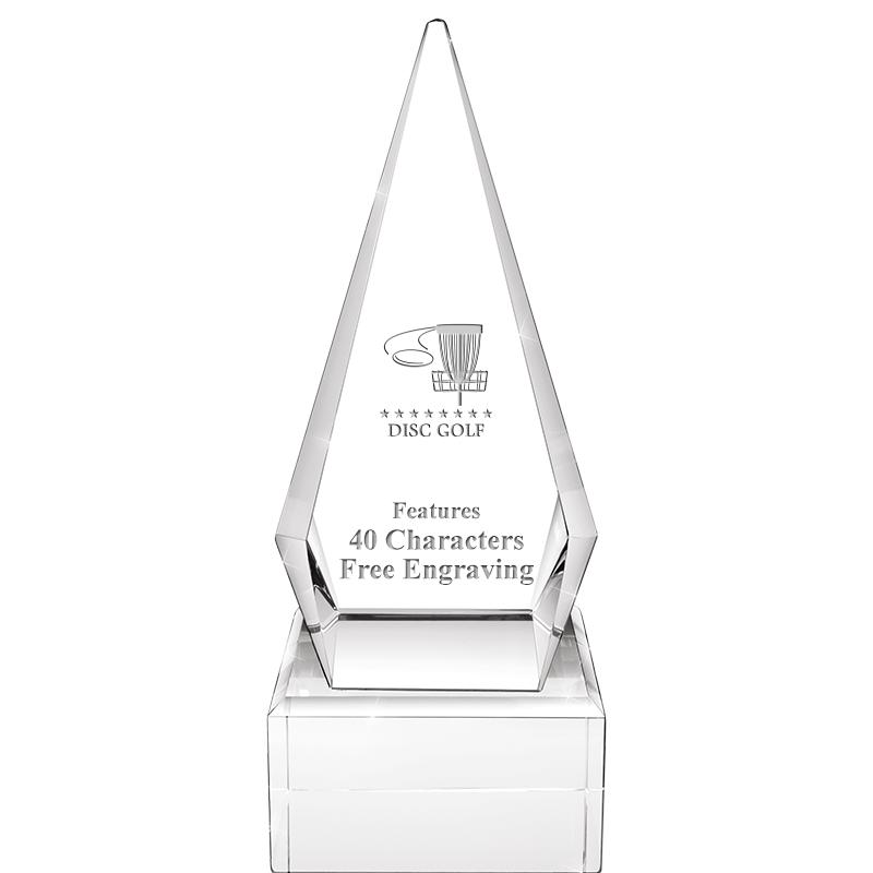 9" ZENITH CRYSTAL AWARD