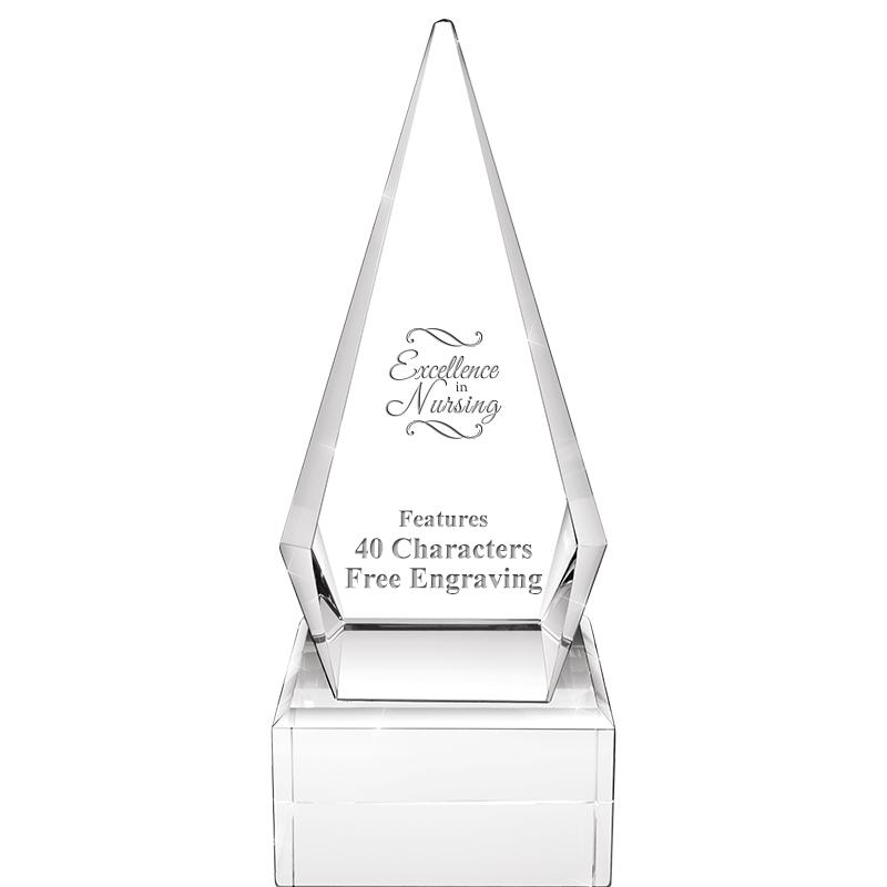 9" ZENITH CRYSTAL AWARD
