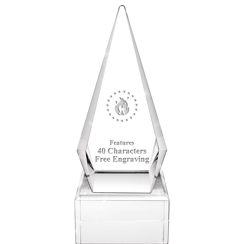 9" ZENITH CRYSTAL AWARD