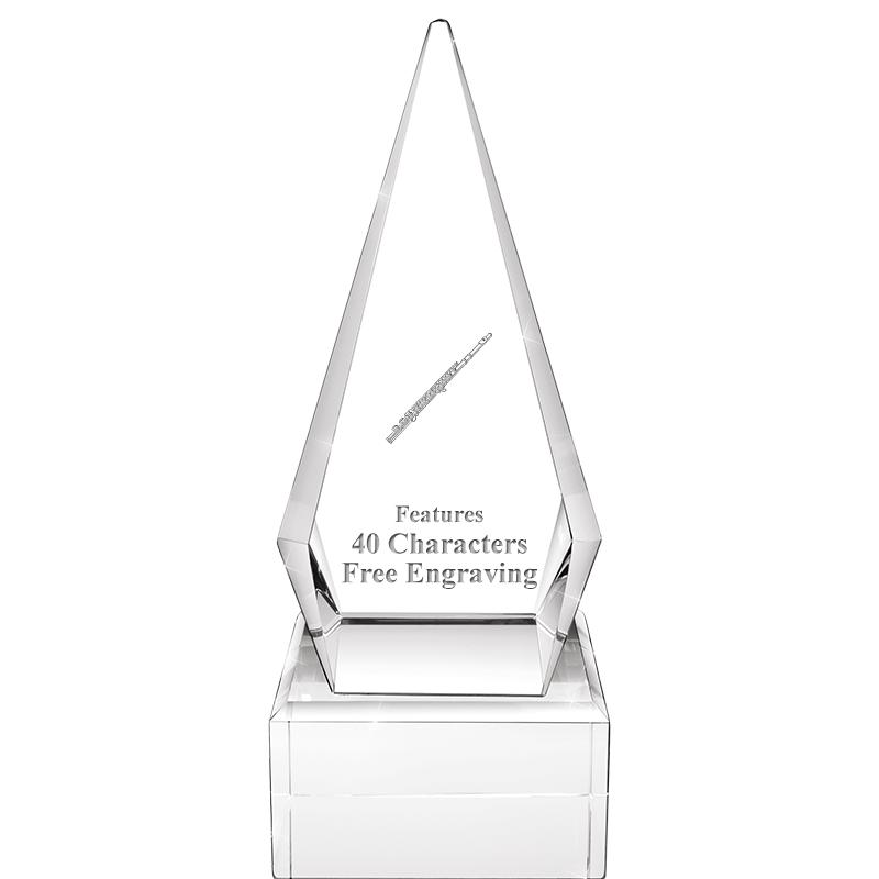 9" ZENITH CRYSTAL AWARD