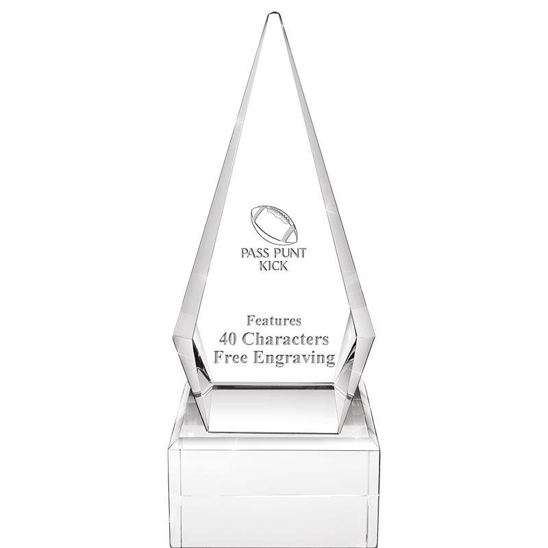9" ZENITH CRYSTAL AWARD