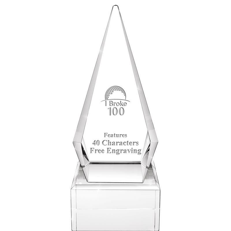 9" ZENITH CRYSTAL AWARD