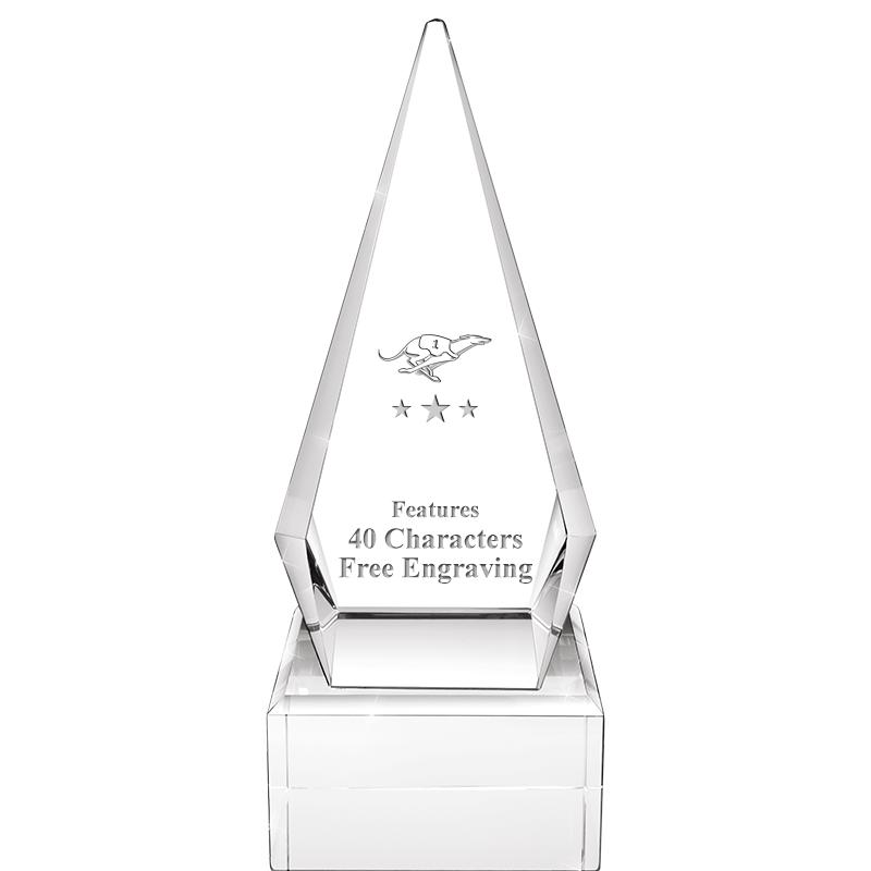 9" ZENITH CRYSTAL AWARD