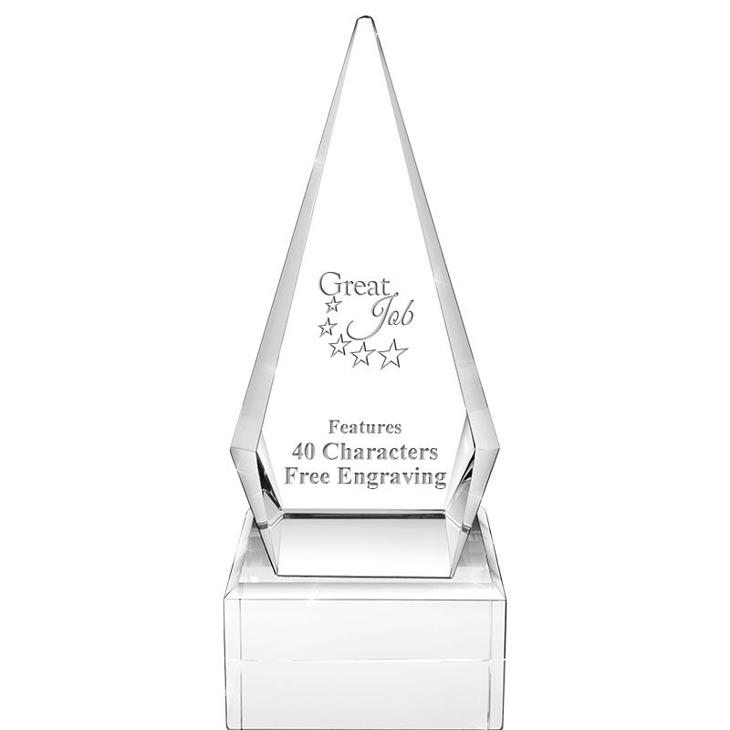 9" ZENITH CRYSTAL AWARD