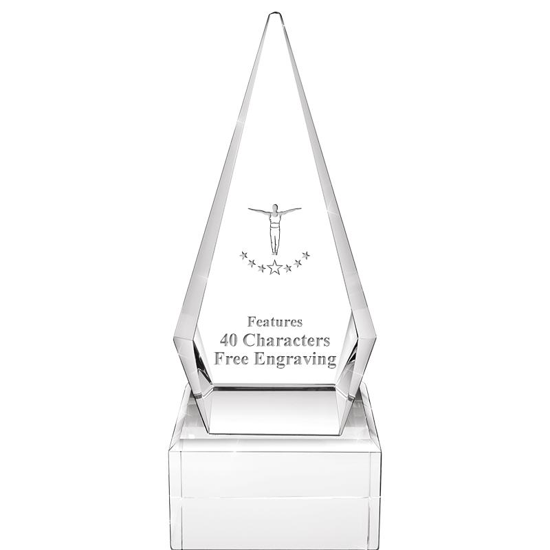 9" ZENITH CRYSTAL AWARD