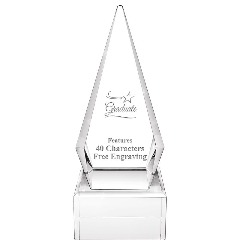 9" ZENITH CRYSTAL AWARD