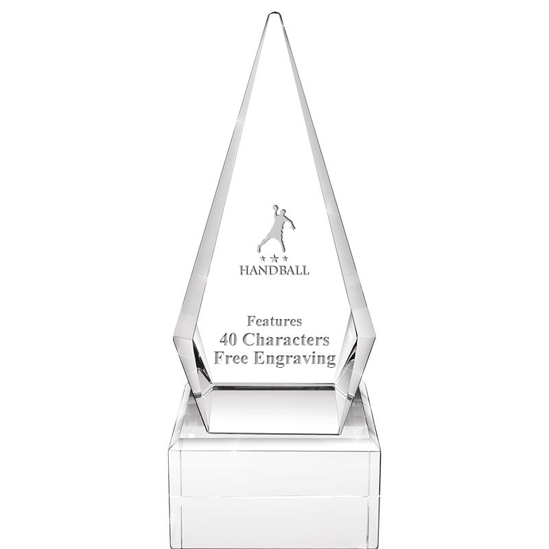 9" ZENITH CRYSTAL AWARD