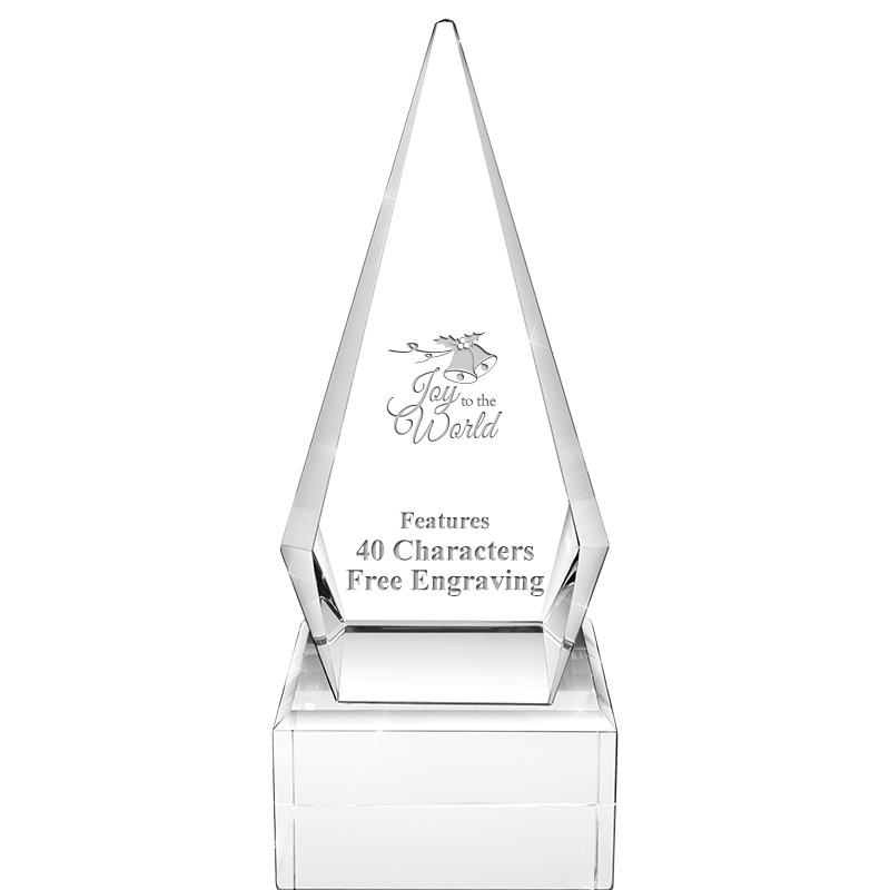 9" ZENITH CRYSTAL AWARD