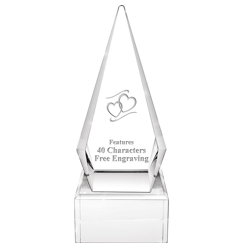 9" ZENITH CRYSTAL AWARD