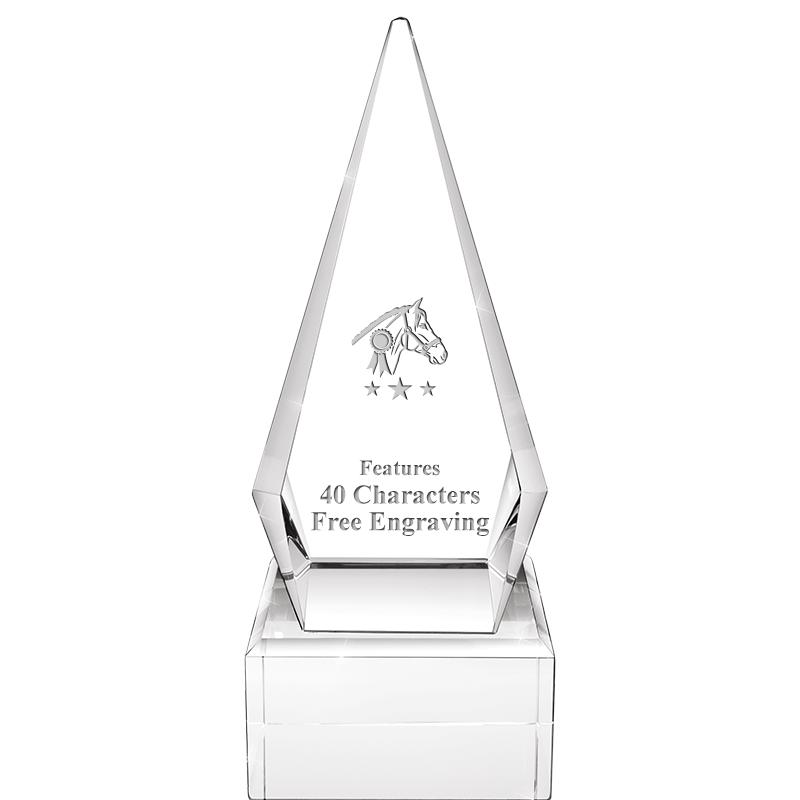 9" ZENITH CRYSTAL AWARD