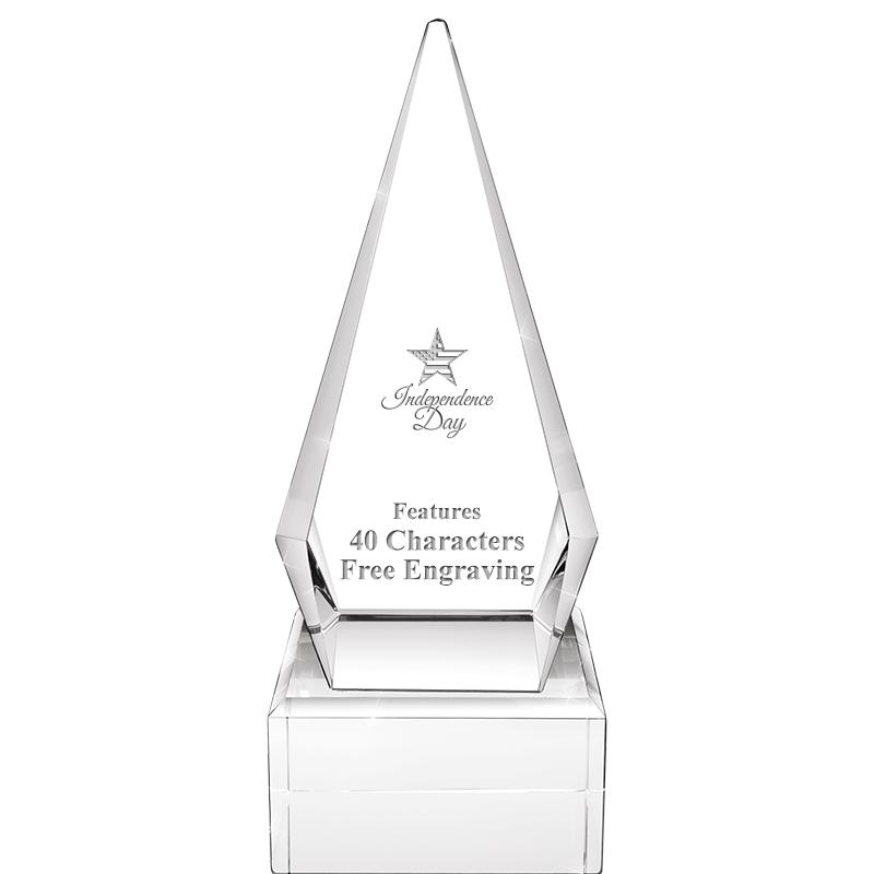 9" ZENITH CRYSTAL AWARD
