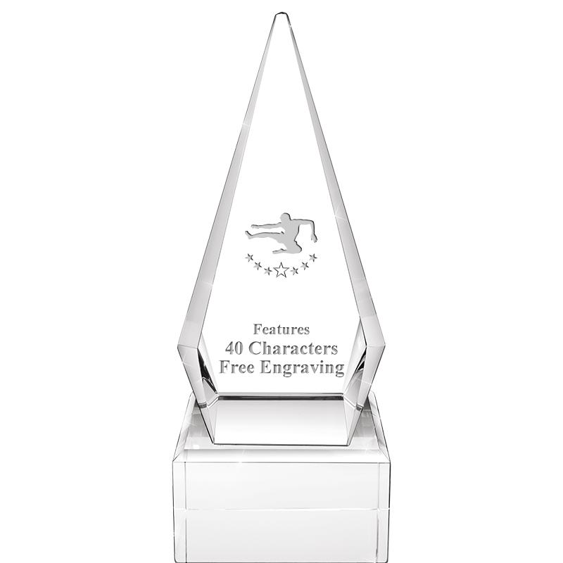 9" ZENITH CRYSTAL AWARD