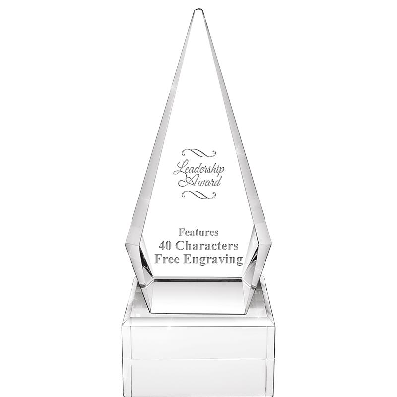 9" ZENITH CRYSTAL AWARD