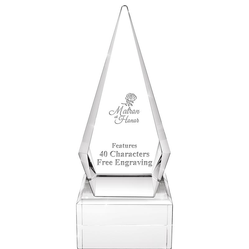 9" ZENITH CRYSTAL AWARD