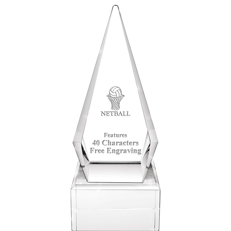 9" ZENITH CRYSTAL AWARD