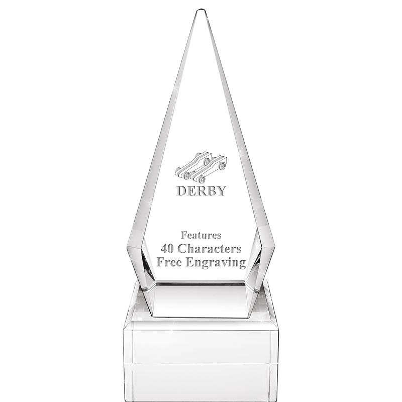 9" ZENITH CRYSTAL AWARD