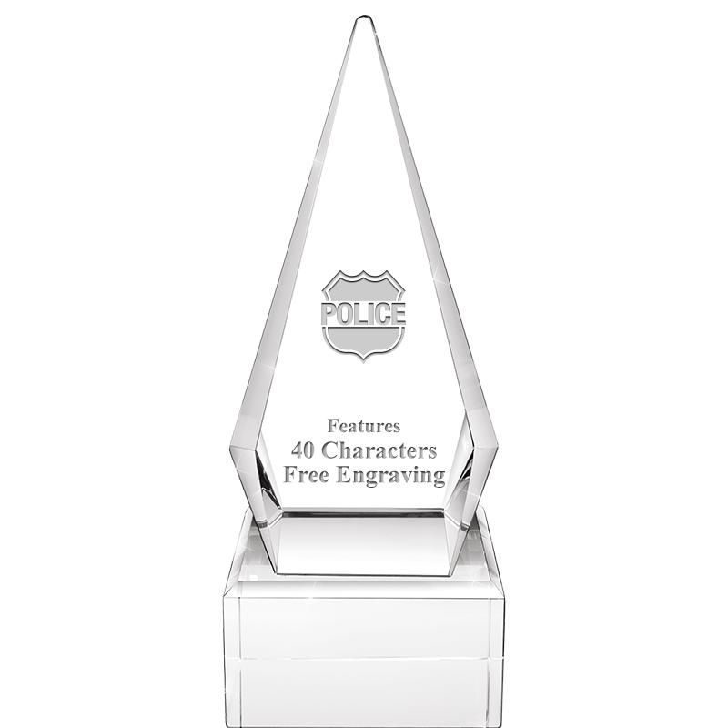9" ZENITH CRYSTAL AWARD