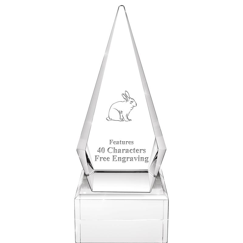 9" ZENITH CRYSTAL AWARD