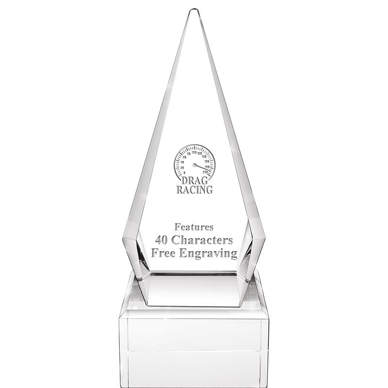 9" ZENITH CRYSTAL AWARD