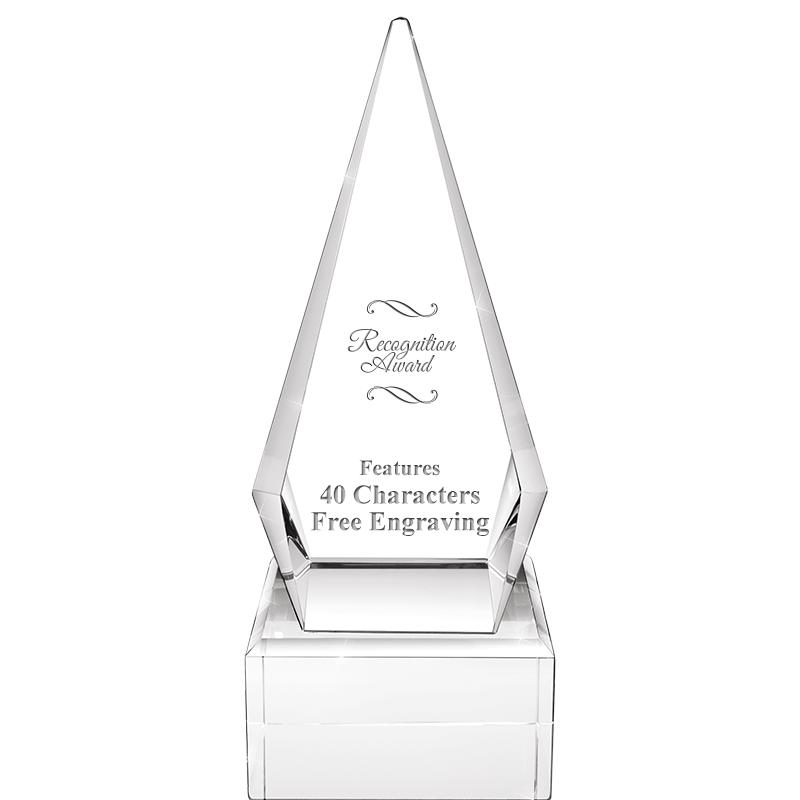 9" ZENITH CRYSTAL AWARD